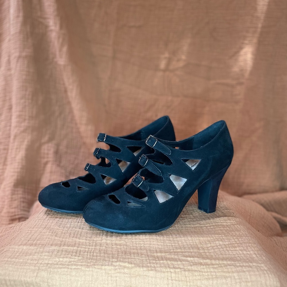 Aris Allen suede dance shoes